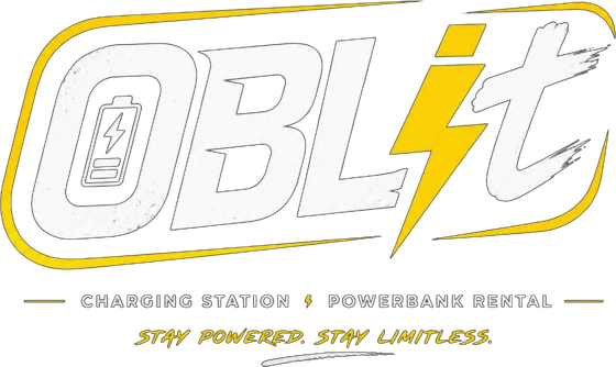OBLit — charging station and powerbank rental
