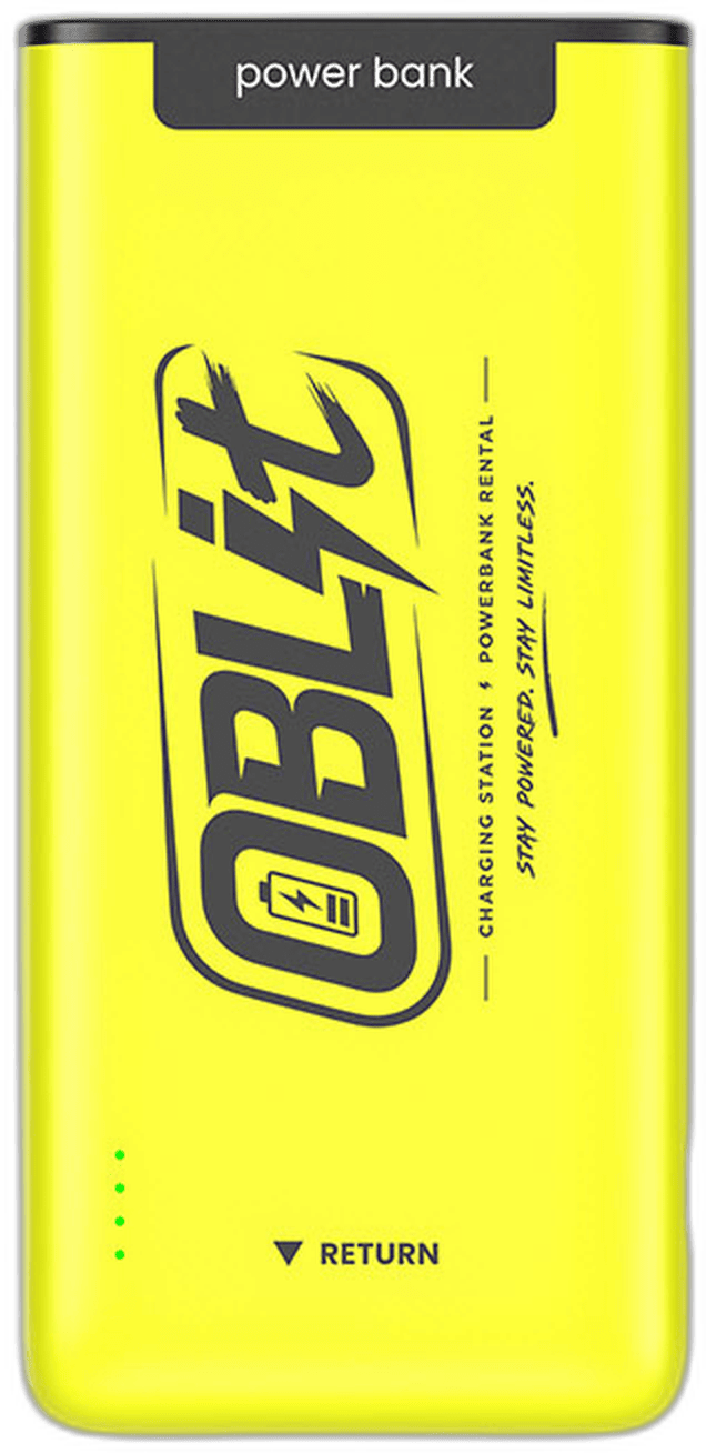OBLit power bank, front